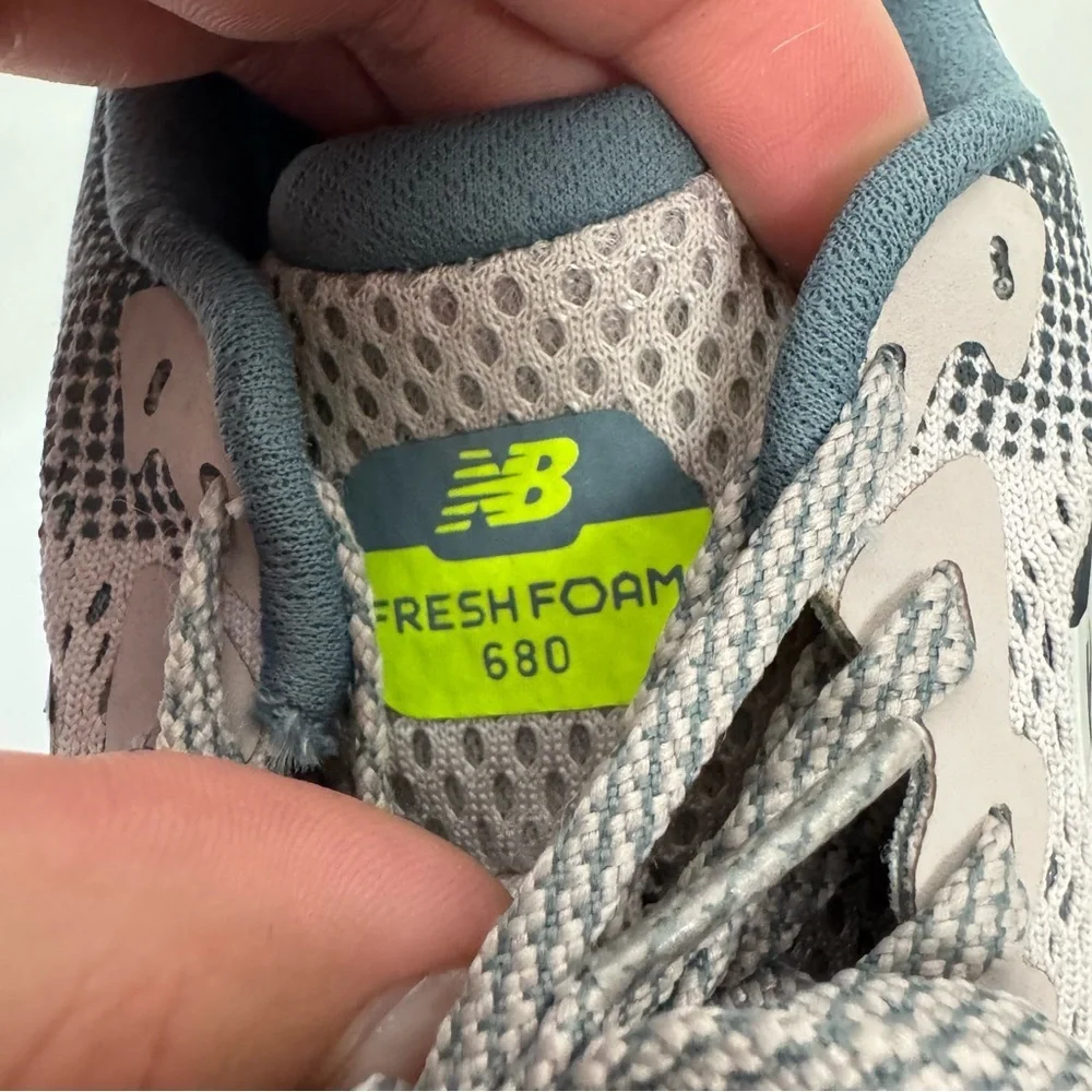 New Balance Fresh Foam 680 Sneakers Grey Gray Running Workout Gym Fitness